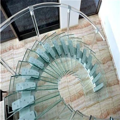 Hàng rào kính uốn cong